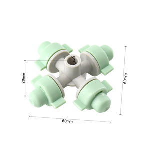 Boquilla de microaspersión en forma de cruz Xiu Ning XN6558, pulverización fija para riego en invernaderos y horticultura - Product Image 2