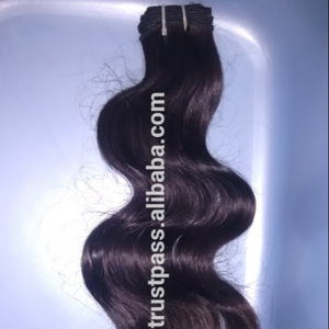 100% cheveux humains Remy indiens vierges non transformés à la mode vague profonde lâche et boucle italienne temples indiens du sud style de tissage - Product Image 1