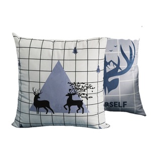 Haute qualité nordique décoratif moderne Simple noir et blanc jaune rayé géométrique Plaid taie d'oreiller <span class=keywords><strong>housse</strong></span> <span class=keywords><strong>de</strong></span> <span class=keywords><strong>coussin</strong></span> personnalisée - Product Image 5