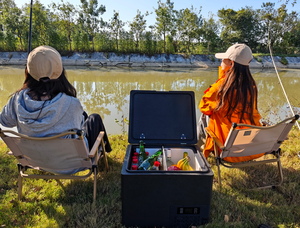 Réfrigérateur électrique à mousse 20L, mini-réfrigérateur compact DC 12V 24V pour le <span class=keywords><strong>camping</strong></span>, l'extérieur ou le transport - Product Image 5