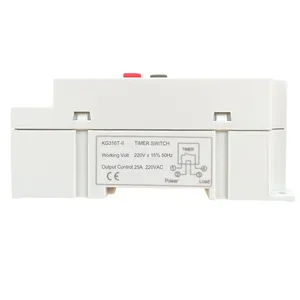 Minuteur numérique <span class=keywords><strong>programmable</strong></span> AC <span class=keywords><strong>220V</strong></span> 25A à rail DIN, contrôleur électronique avec écran LCD et <span class=keywords><strong>horloge</strong></span> – Offre spéciale - Product Image 5