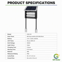 Piège à insectes solaire étanche IP65 de 92 cm pour camping extérieur, directement de l'usine, à prix abordable