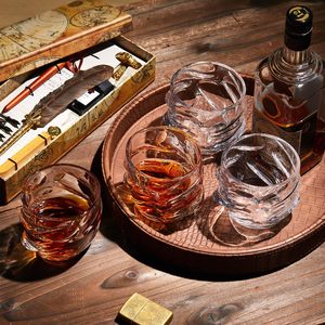 Ensemble de verres à whisky en cristal, verres à l'ancienne de 10 oz, boîte cadeau, logo personnalisé, articles de bar pour scotch, vodka, <span class=keywords><strong>rhum</strong></span>, vente en gros - Product Image 1