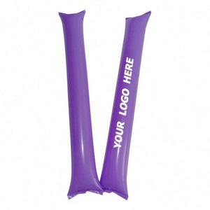 Bâtons gonflables en PVC imperméables personnalisés - Bâtons de cheering imprimés en sérigraphie pour événements sportifs et concerts - Product Image 1