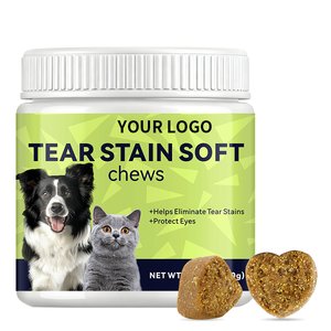 工場供給犬の涙ステインサプリメント、タンポポ + ライシンソフトチューズ、目の健康を維持、バルク & プライベートラベル - Product Image 1