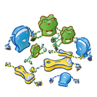 Juguete Masticable para Perros, Personalizado, Resistente, Ecológico, con Diseño de Dibujos Animados, Cuerda con Sonido, para Masticadores Agresivos, Resistente a Mordidas, Interactivo, para Ejercicio y Juego