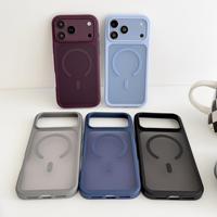 Coque de téléphone magnétique mate pour iPhone 18 17 Pro Max, protection anti-chute avancée, nouvelle couleur