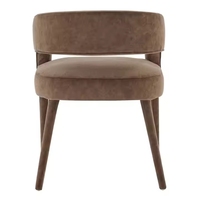 Chaise de salle à manger moderne de luxe VL Nordic, en métal, de haute qualité, rembourrée, pour la maison, l'appartement, le bureau