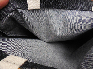 Sturdy Denim <strong>Coloured</strong> 12oz Cotton <strong>Canvas</strong> Tote Bag With Natural Cotton Flat Webbing Handles - Product Image 6