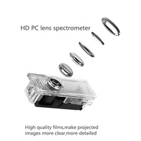 Logo personnalisé 2 pièces sans fil projecteur de porte de voiture lumières HD en plastique accessoires de projecteur de bienvenue nouvel état