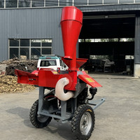 Broyeur à paille diesel, machine à pétrir et à broyer pour le traitement des aliments pour le bétail, les chèvres et les moutons