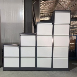 Boîte de rangement A4 suspendue pour bureau, en fer, pour cartes et documents, avec serrure à clé, type tiroir, pour contrats et <span class=keywords><strong>dossiers</strong></span> d'employés, réglable - Product Image 3