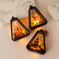 Dekorasi Halloween Lentera Labu Portabel Hadiah Kecil Ornamen Meja Dekorasi Pesta Alat Peraga Buatan Cina Model YX2532101