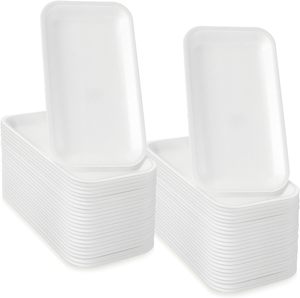 <span class=keywords><strong>Bandejas</strong></span> de Espuma PS Protectoras Desechables de 170x120, Hechas a Medida, de Color Blanco, <span class=keywords><strong>Bandejas</strong></span> de Plástico <span class=keywords><strong>para</strong></span> Alimentos, <span class=keywords><strong>para</strong></span> Frutas, Pescado y Más - Product Image 2