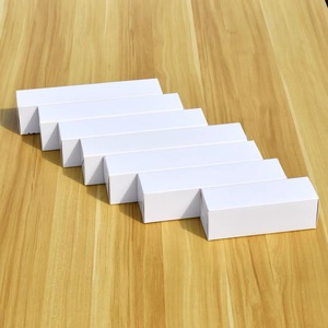 Cosméticos en blanco Tarjeta blanca pura caja de papel producto de maquillaje general embalaje caja blanca embalaje cajas negras blancas sin impresión - Product Image 2