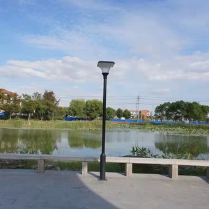 Hot bán 3m 4m 6M LED năng lượng mặt trời đèn sân vườn nhà Máy Giá không thấm nước đèn đường trang trí điện với IP67 đánh giá - Product Image 6