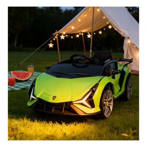 Auto Eléctrico para Niños con Panel de Control Fácil de Usar, Reproductor de Música MP3, Construcción de Plástico Resistente para que los Niños Aprendan a Conducir - Product Image 1