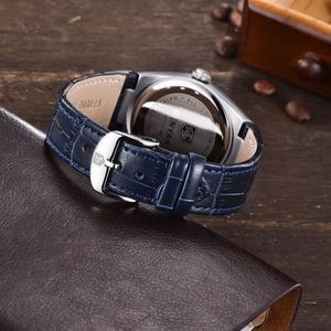 BENYAR 5199 orologio da uomo Fashion Business <span class=keywords><strong>Simple</strong></span> Blue Quartz Watches Sport orologio da polso da uomo con calendario impermeabile in vera pelle - Product Image 6