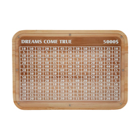 Tirelire en bois avec compteur, tirelire de bureau, cadeau pour enfants, artisanat en bois, boîte d'épargne en bois, designs personnalisés
