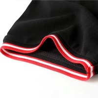 100 pour cent coton Logo personnalisé Polo hommes femmes à manches courtes rayé revers Golf Tee été décontracté chemise personnalisée