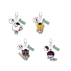 Wholesale Custom New Acrylic Transparent Plastic UV Printing <b>Anime</b> Cartoon Key Chain Cute Bag Pendant Fashion Souvenir High - Product Image 2