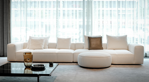 طقم أريكة داخلي فاخر وعصري عالي الجودة بإطار خشبي وحشوة إسفنجية، أثاث لغرفة المعيشة - Product Image 4