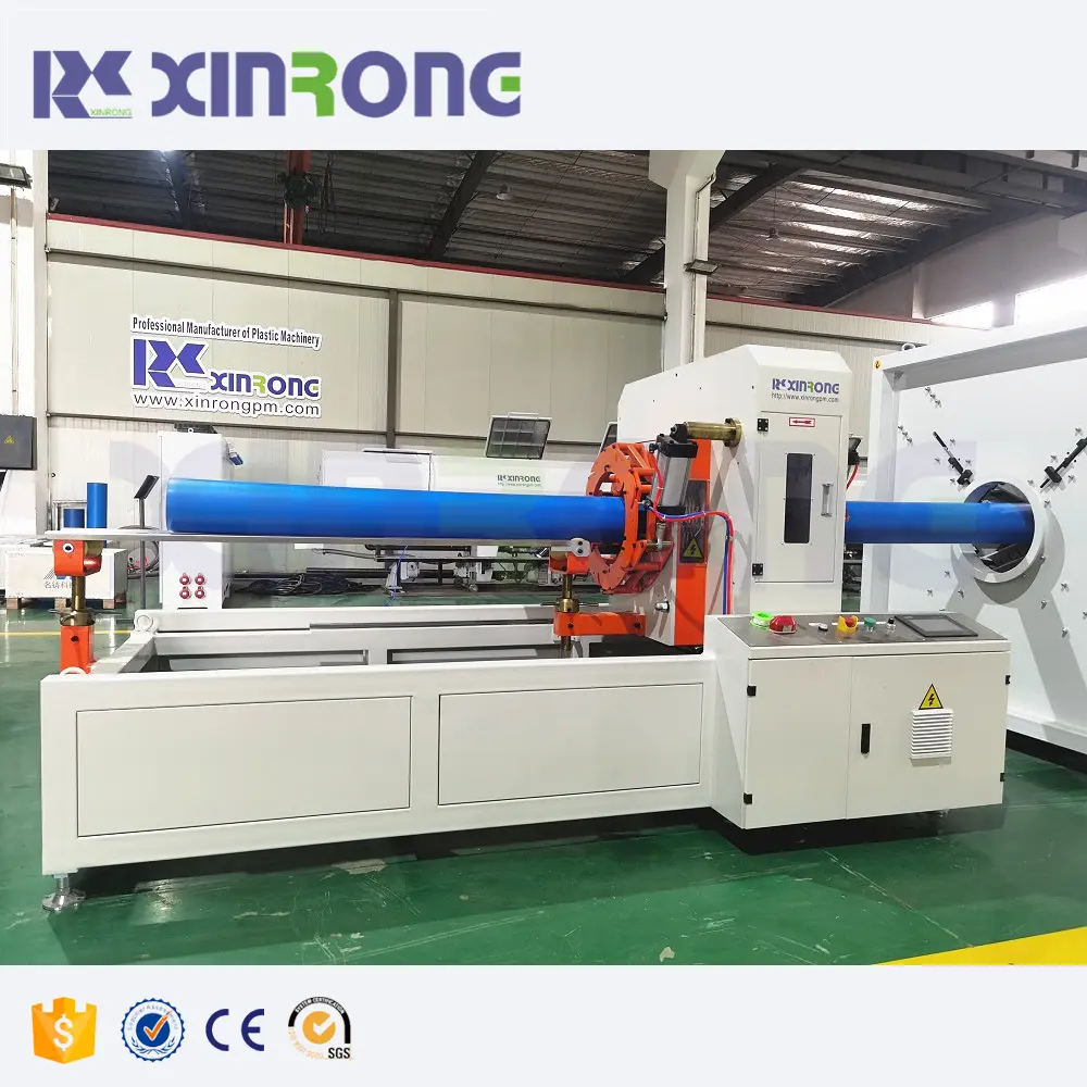 Xinrongplas automatic plastic machinery producing pvc pipe extrusion machine line