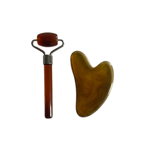 ลูกกลิ้งหยกธรรมชาติสำหรับนวดหน้าลูกกลิ้งหินควอตซ์คริสตัลโลโก้ตามสั่ง - Product Image 2