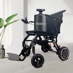 Silla de Ruedas Eléctrica Plegable Ligera KSM-607 con Estructura de Fibra de Carbono, Silla de Ruedas Motorizada para Personas con Discapacidad - Product Image 5