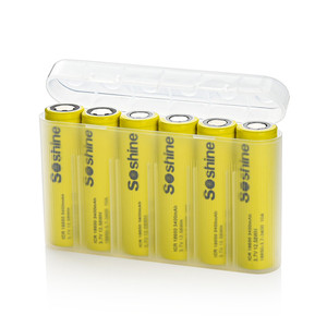 Scatola di immagazzinaggio di plastica della cassa di batteria 18650x6 per 6pcs 18650 - Product Image 6