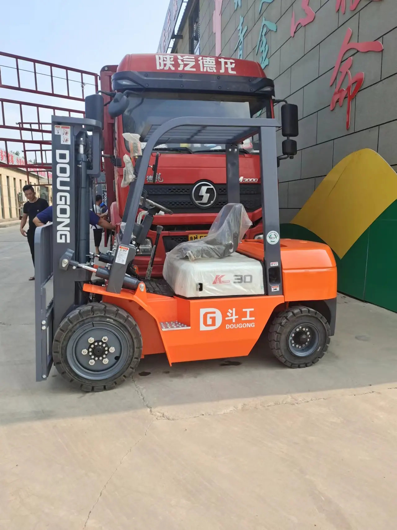 3 Ton K serisi küçük manuel ucuz forklift 