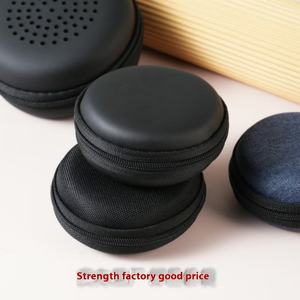 Sac de rangement EVA de haute qualité en stock pour écouteurs, produits électroniques, câbles de données, fermeture éclair - Sac de rangement numérique - Product Image 2