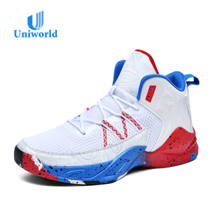 Uniworld-zapatillas de deporte de corte alto para hombre, zapatos deportivos de primera clase, transpirables, informales, personalizados, de fábrica de Vietnam, venta al por mayor - Product Image 1