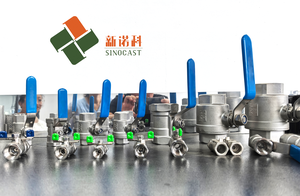 OEM disesuaikan SS316/ 304 1000psi Bsp Npt berulir 2 buah katup air bola baja tahan karat - Product Image 5