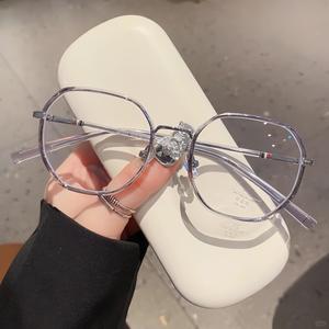 Nouvelles <span class=keywords><strong>Lunettes</strong></span> Rondes Classiques Transparentes Tendance 2026 pour Femmes – Monture Ultra Légère et Fine, Anti-Lumière Bleue, Idéales pour un <span class=keywords><strong>Visage</strong></span> Naturel - Product Image 5