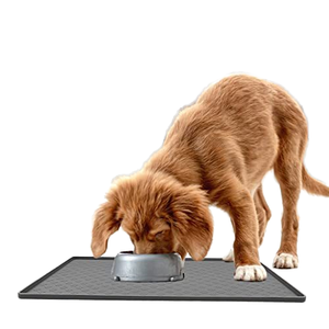 Envío Rápido, Productos Nuevos, Alfombrilla de Silicona Personalizable para Mascotas, Diseño con Patrón de Pata de Gato, Alfombrilla para Comida de Mascotas - Product Image 2