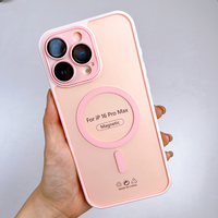 2025 nouveau étui de téléphone à aspiration magnétique givré pour iPhone 11 12 13 14 15 16 Promax Anti-chute accessoires de téléphone portable