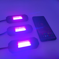 Universal 4Pods Led Rgbw Rocklights 8 Pods Motocicleta Underglow Luces Rgb Rocker Luces Chiassis Coche Luz