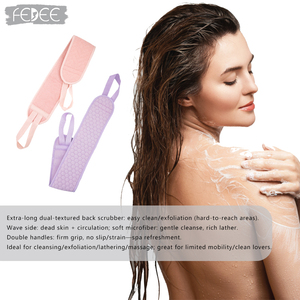 Exfoliant double face, massage corporel, sangle de gommage pour le bain, éponge de douche, exfoliant pour le dos, ceinture corporelle - Product Image 5