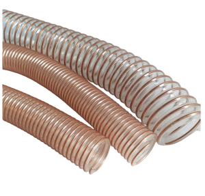 Tuyau de ventilation flexible en polyuréthane (PU) <span class=keywords><strong>pour</strong></span> aspiration de poussière, sciure minérale, travaux du <span class=keywords><strong>bois</strong></span>, tube de <span class=keywords><strong>conduit</strong></span> haute aspiration - Product Image 1