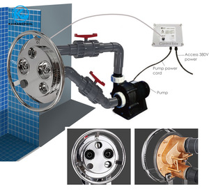 <span class=keywords><strong>Piscina</strong></span> per esercizi acquatici sistema di nuoto a getto per nuotare macchina da allenamento acciaio Spa e pompa - Product Image 2