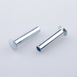 GDTYF Hollow Rivets 10B21 Carbon Steel Flat Head Blue White Zinc Plated For Electronic And Automotive Interior - Product Image 2
