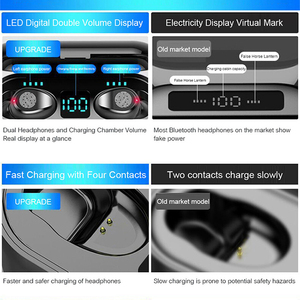 New F9 TWS 5.3 BT Graphene cảm ứng không dây Earbuds F9 Tai nghe không dây tai nghe - Product Image 4