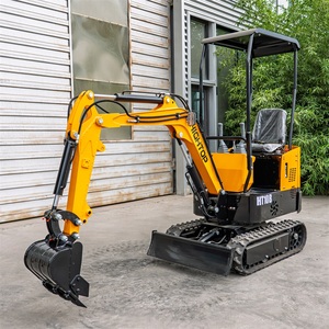 Mini-excavatrice compacte hydraulique de 1 à 2 tonnes avec cabine pour travaux de terrassement agricole - Product Image 2