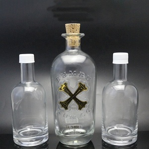 Tùy Chỉnh Thực Hiện Vodka Chai Thủy Tinh 700Ml Rượu Chai Matte Đen Whisky Chai 700Ml - Product Image 2