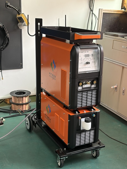 HITBOX ACDC 400p TIG Welding Machine Industry Machine Use 3phase 380V Water Cooler Aluminum TIG Welder Machine