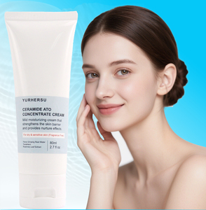 Crème réparatrice de la barrière cutanée à triple céramide en gros pour peaux sensibles, eau de racine de ginseng, nourrissante, sans parfum, formule douce - Product Image 5