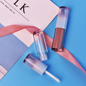 空のミニグラデーションピンクブルー2.5mlリップグロスコンテナリップティントボトルメイクアップラウンドリップグロスワンドチューブリップグレーズ - Product Image 5