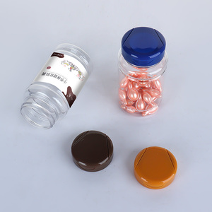 Nhựa trong suốt 180ml lưu trữ chai có nắp đậy dược phẩm cấp thực phẩm bổ sung chất lỏng y học/Vitamin Jar 500ml 120ml 100ml - Product Image 5