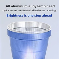 Lampe frontale LED Xingniubao rechargeable, portée 1000m, lumière puissante, en alliage d'aluminium, étanche, pour la pêche et les activités de plein air, grand faisceau longue portée